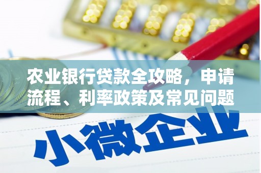 济南农业银行贷款全攻略，申请流程、利率政策及常见问题解析