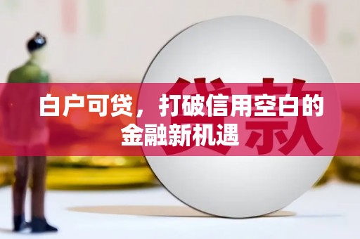 济南白户可贷，打破信用空白的金融新机遇