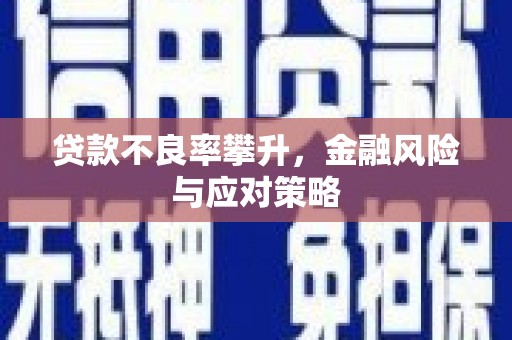 济南贷款不良率攀升，金融风险与应对策略