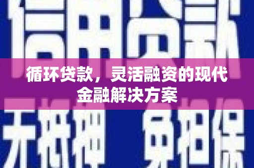 济南循环贷款，灵活融资的现代金融解决方案