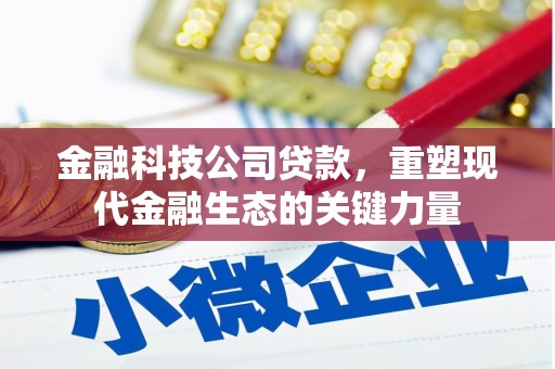 济南金融科技公司贷款，重塑现代金融生态的关键力量