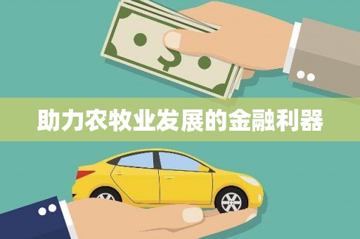 济南助力农牧业发展的金融利器